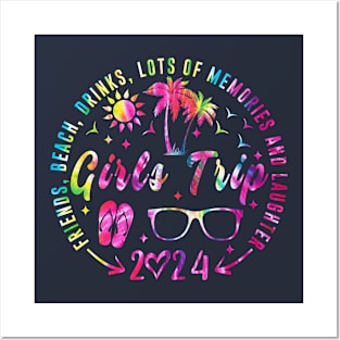 Girls Trip 2024 Tie Dy Posters and Art